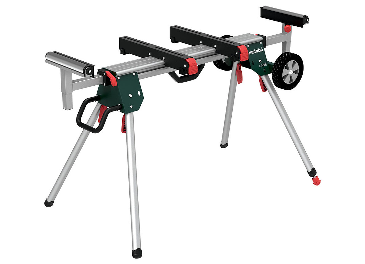 METABO AFKORT -EN VERSTEKZAAG KGS254M 1800W + ONDERSTEL KSU251