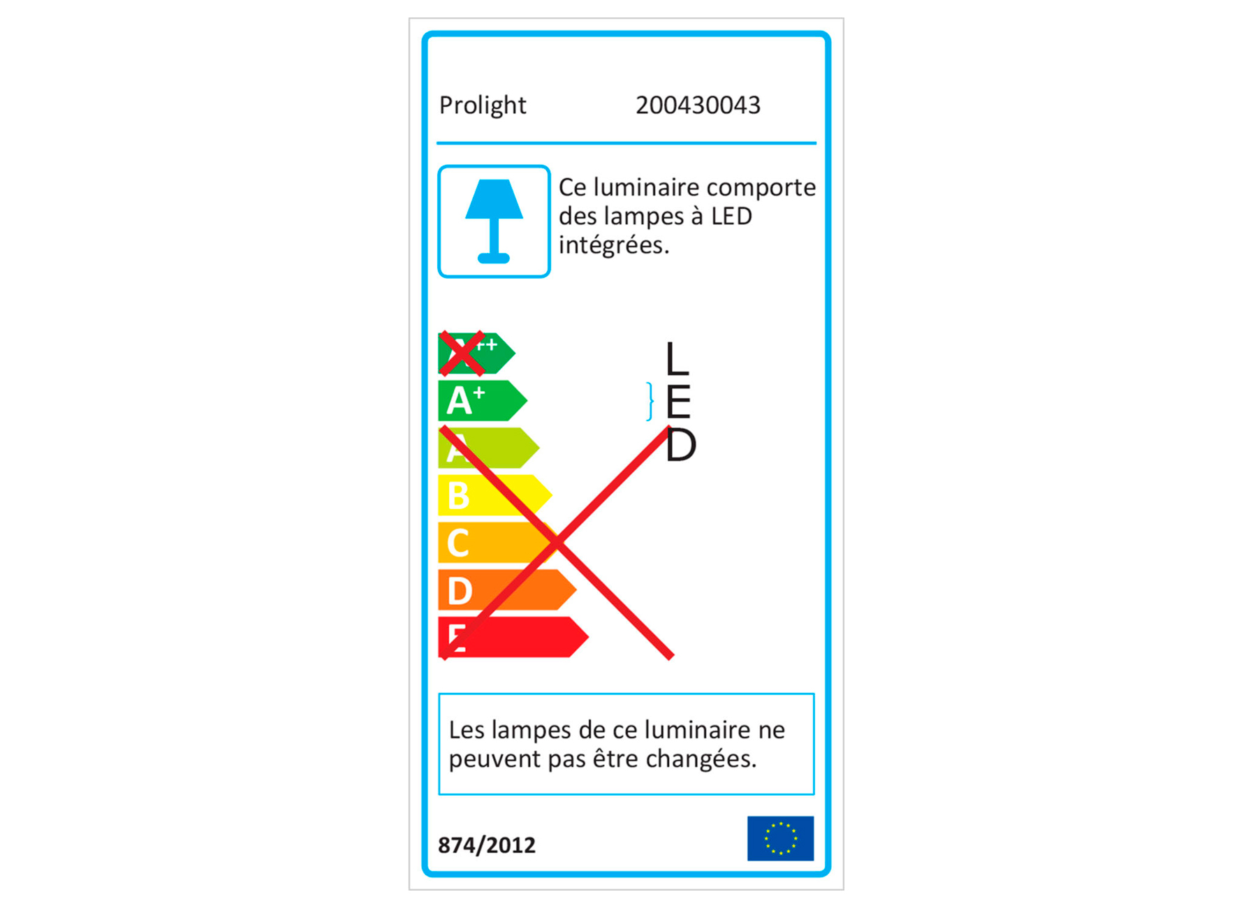 LED REGLETTE EROS 18W 1220MM 1700LM 4000K