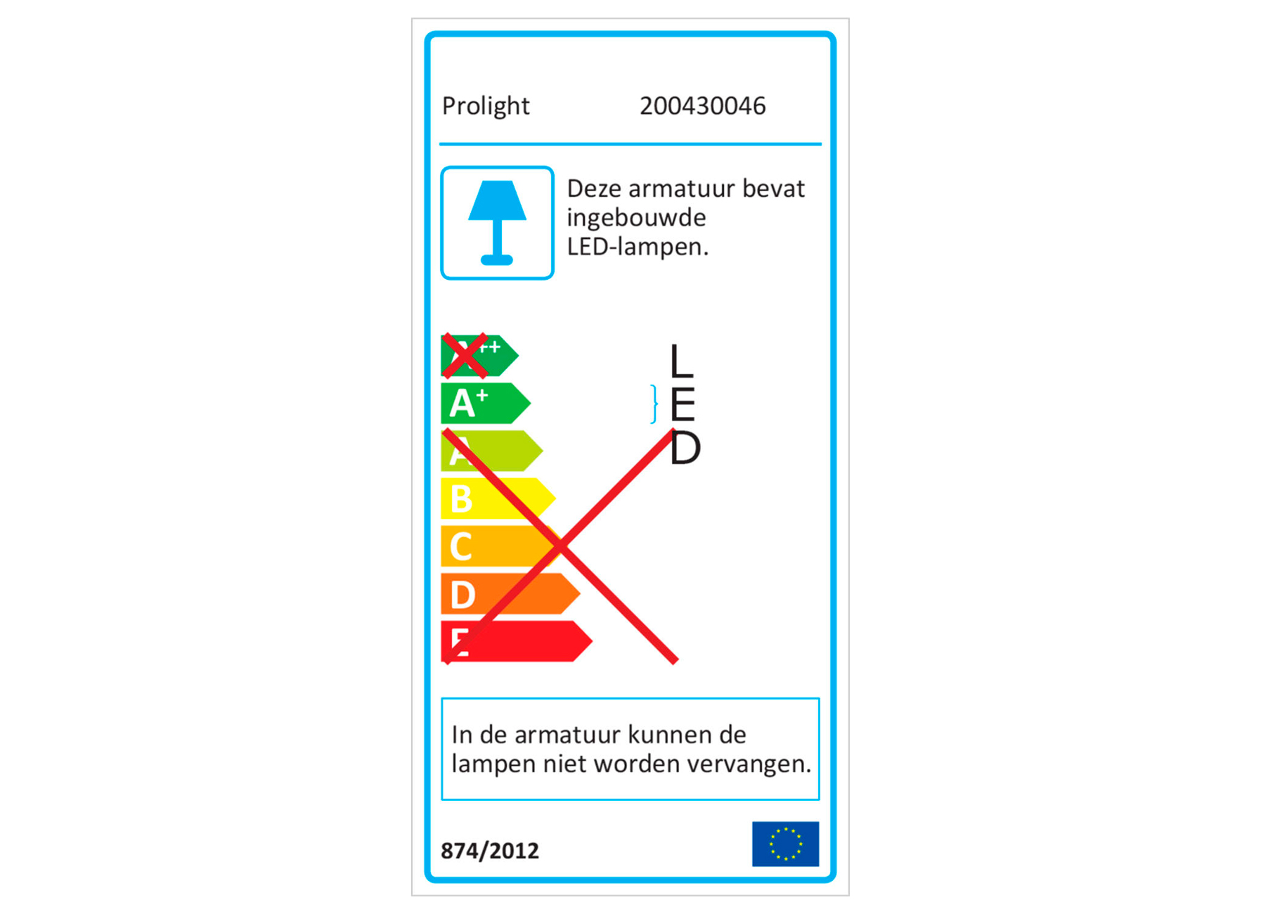 LED BAT EROS 24W 1500MM 2200LM 4000K