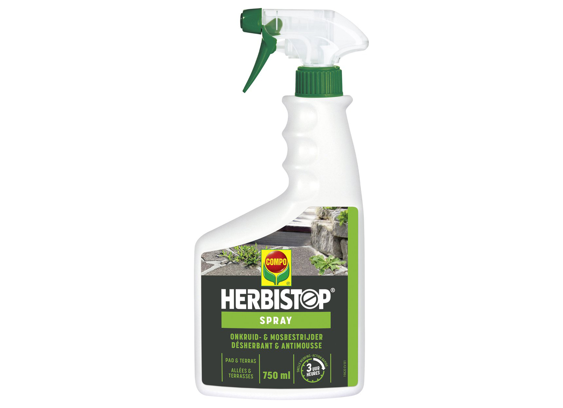 COMPO NETOSOL GREEN HERBISTOP SPRAY ALLEES & TERRASSES 750ML