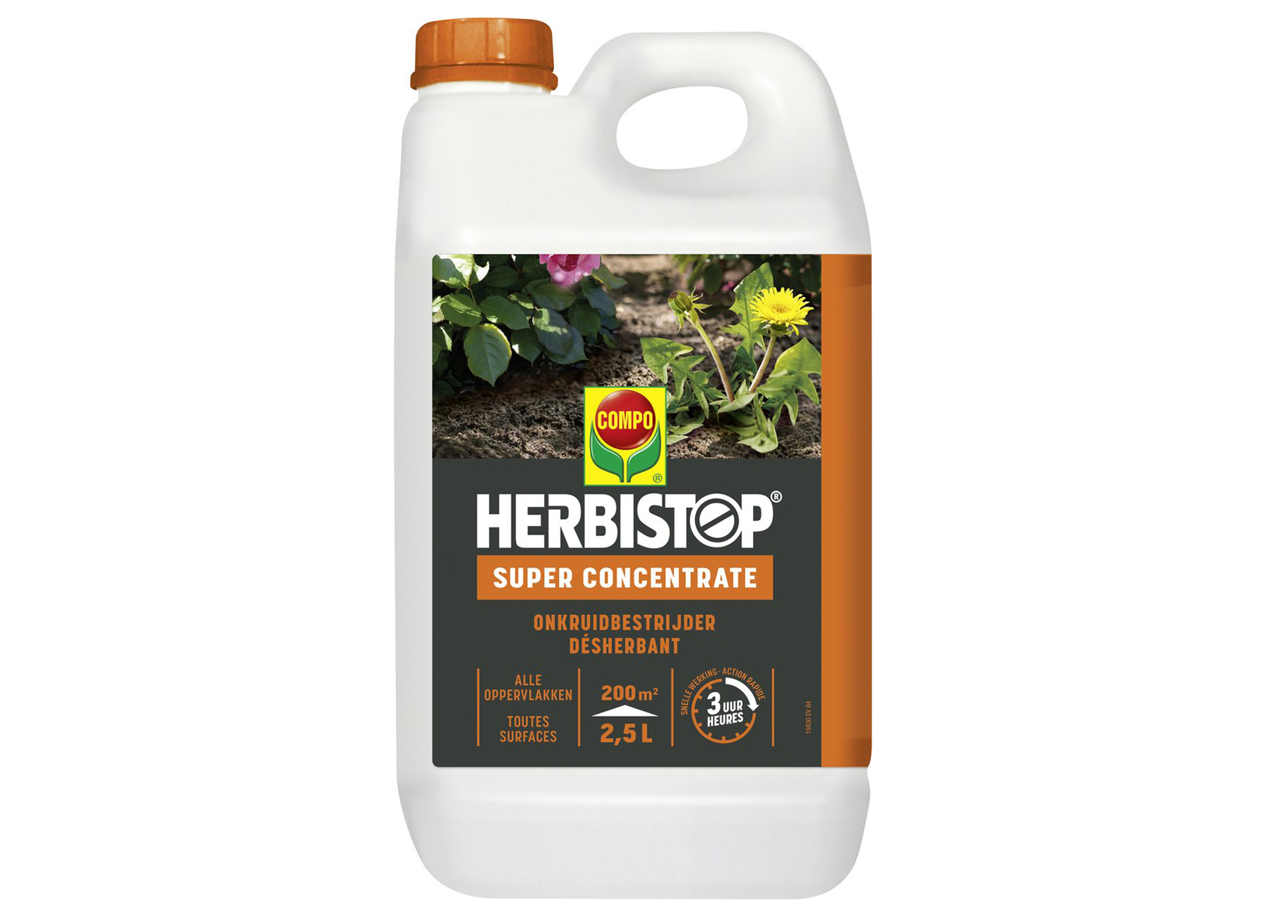 COMPO NETOSOL GREEN HERBISTOP SUPER ALLE OPPERVLAKTEN 2,5L