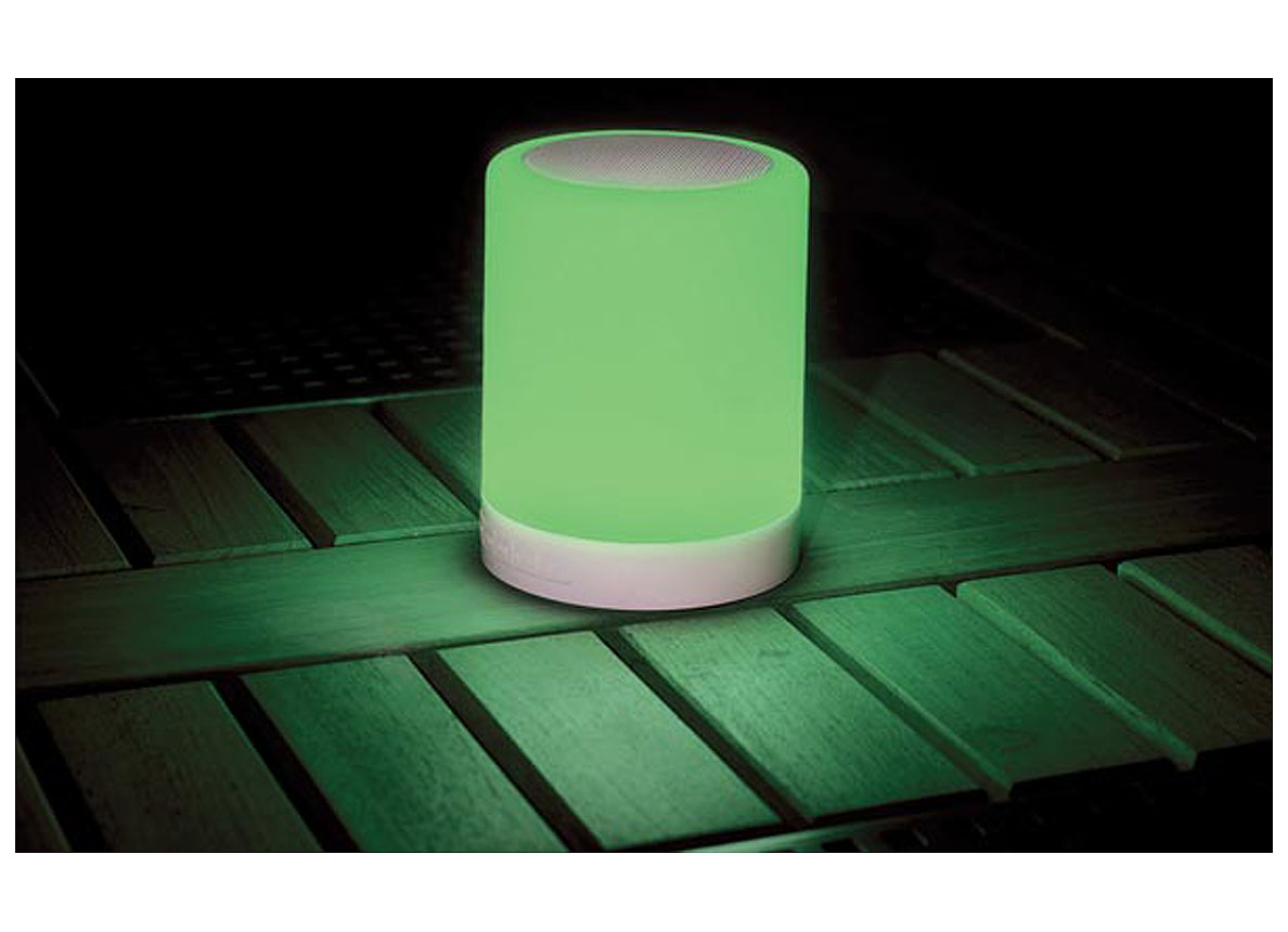 SMOOZ CAN LAMPE DE TABLE RGB AVEC HAUT-PARLEUR BLUETOOTH