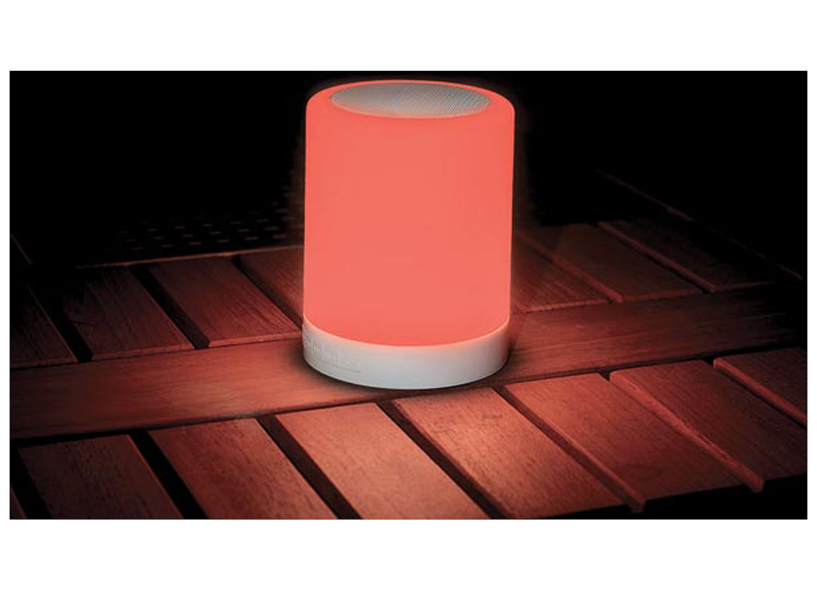 SMOOZ CAN LAMPE DE TABLE RGB AVEC HAUT-PARLEUR BLUETOOTH