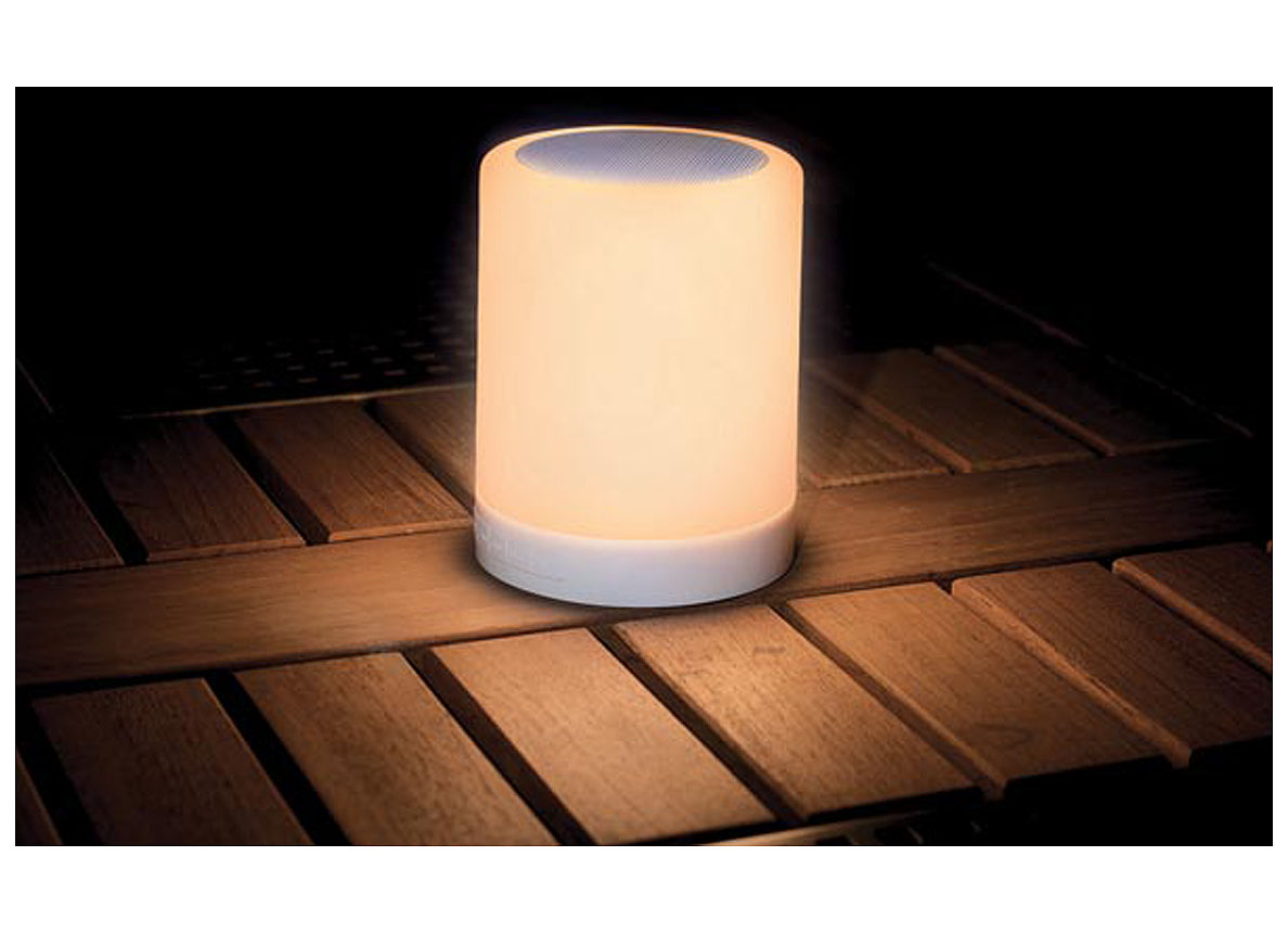 SMOOZ CAN LAMPE DE TABLE RGB AVEC HAUT-PARLEUR BLUETOOTH