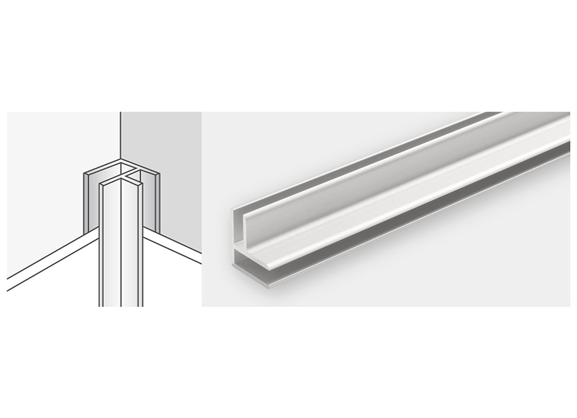 DUMAWALL ALUMINIUM UNIVERSELE HOEK 12-20 MM 260CM