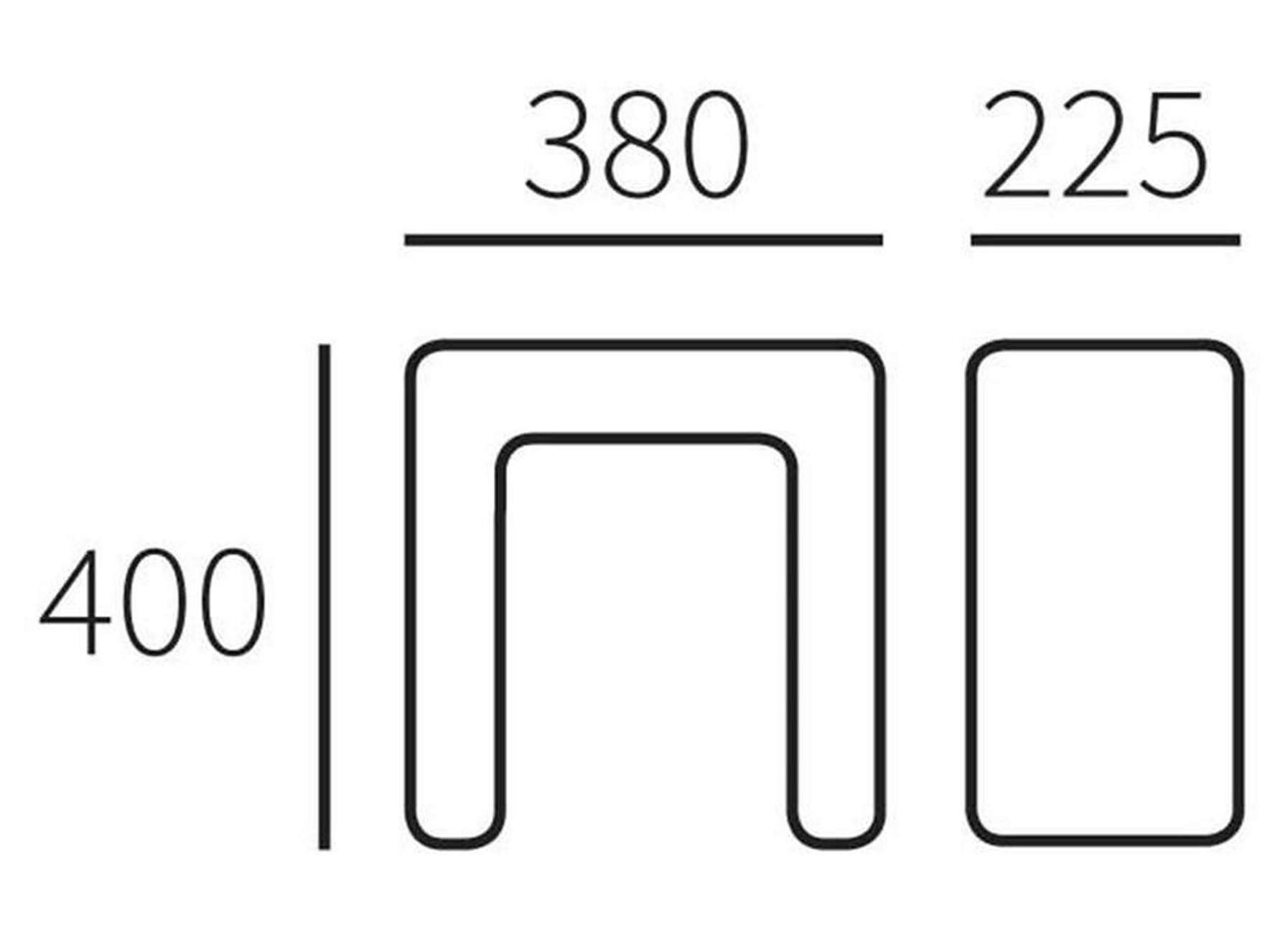 ALLUX SUPPORT POUR BOITE AUX LETTRES 8002S NOIR