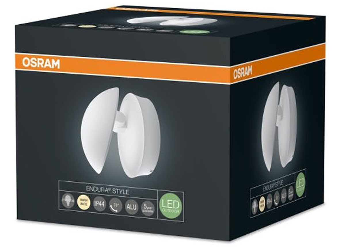 OSRAM WANDLAMP ENDURA STYLE COVER ROUND 13W WIT
