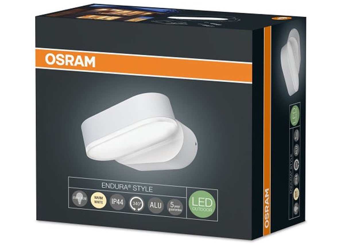 OSRAM LED WANDLAMP ENDURA MINI SPOT I 8W WIT