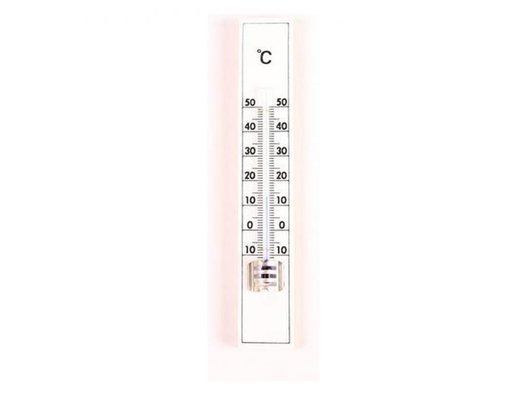 HOUTEN THERMOMETER WIT 15CM