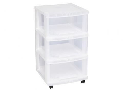 RANGEMENT EIFY 3 X 20L TRANSPARENT