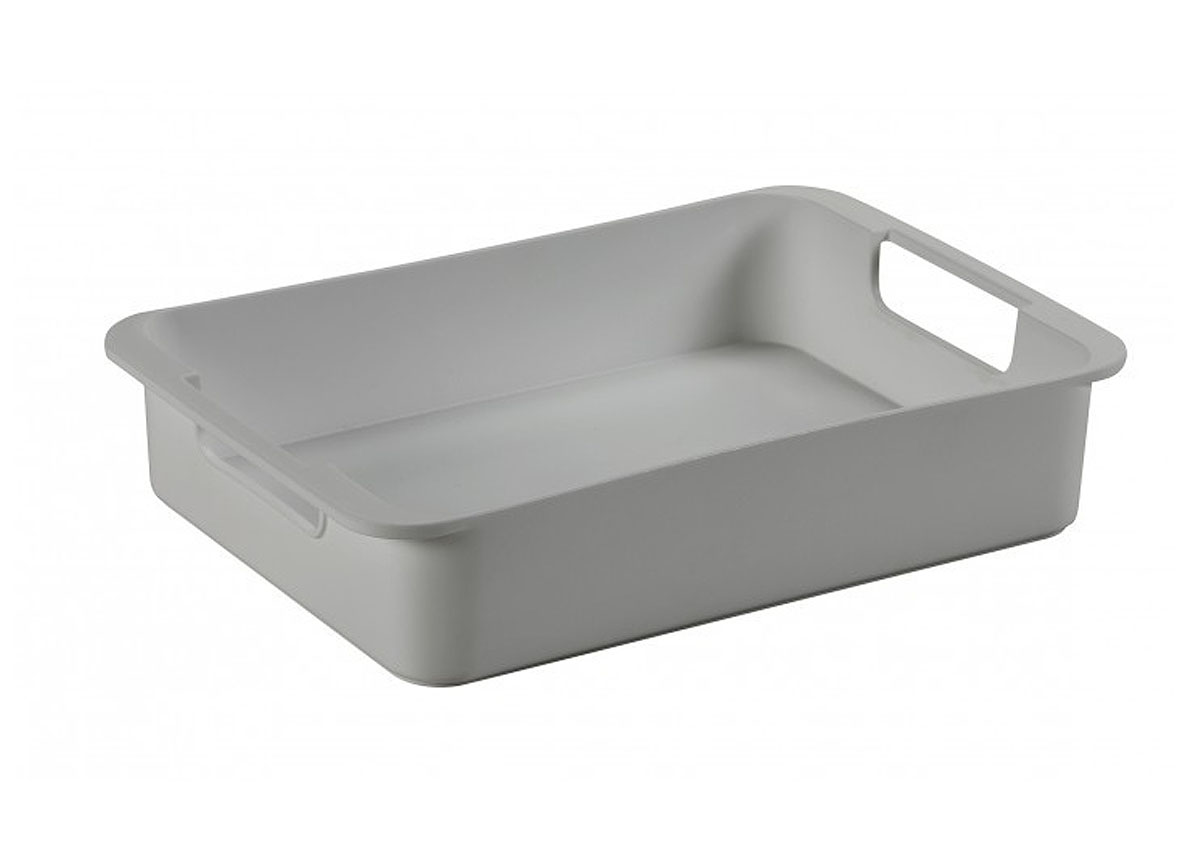 SIGMA HOME TRAY M 340X221X68MM GRIS CLAIR