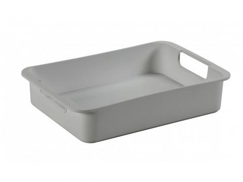 SIGMA HOME TRAY M 340X221X68MM GRIS CLAIR