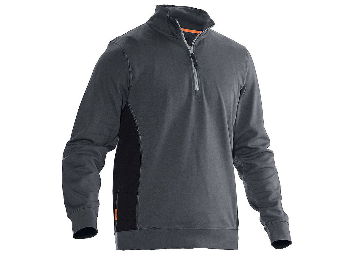SWEATSHIRT 1/2-FERMETURE ECLAIR