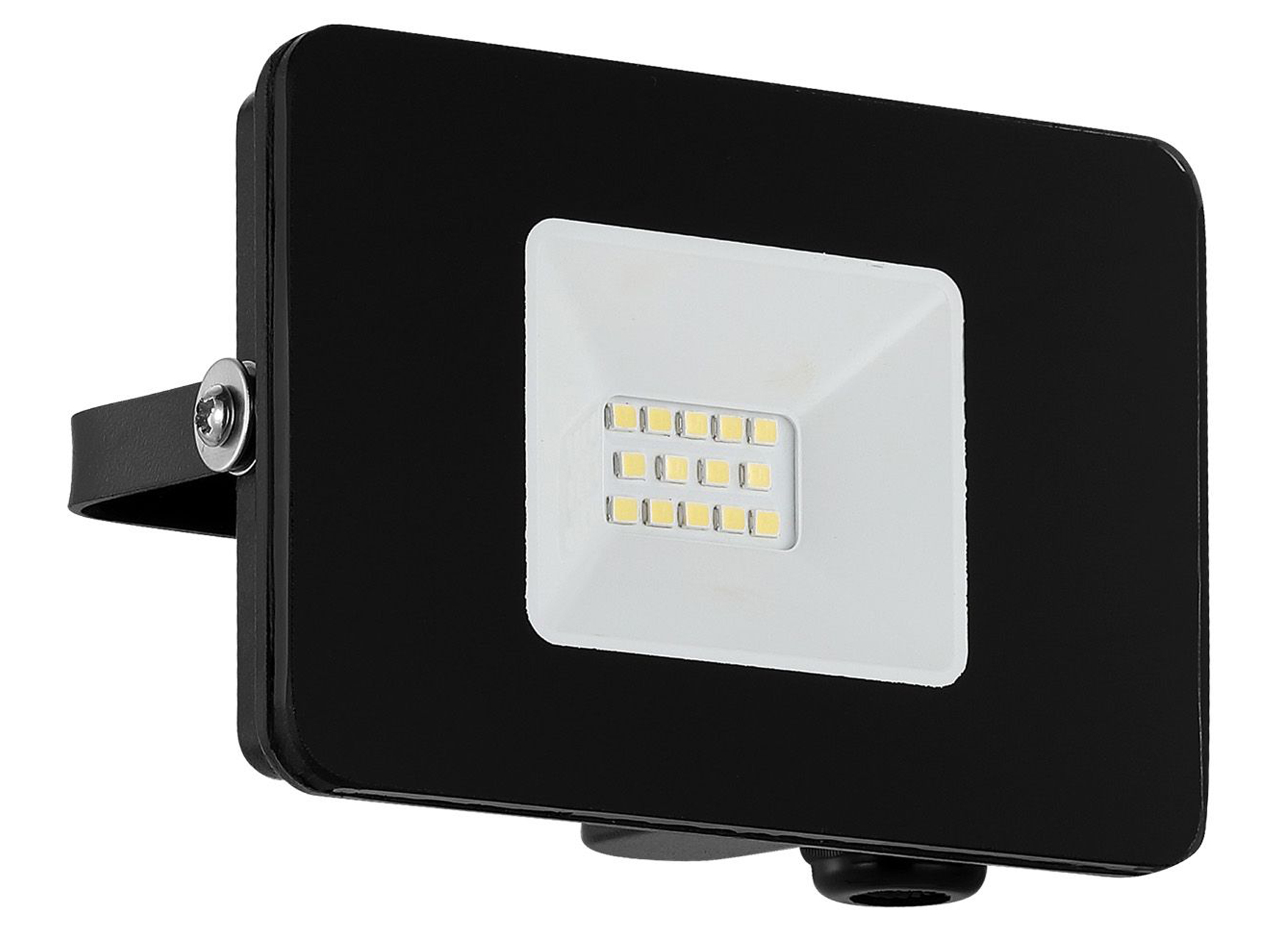 EGLO ALU LED STRALER 10W ZWART 'FAEDO 3'