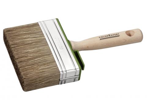 PINCEAU BROSSE RECTANGULAIRE LASURE 3X12 MIX PLASTIQUE POIGNEE EN BOIS FSC
