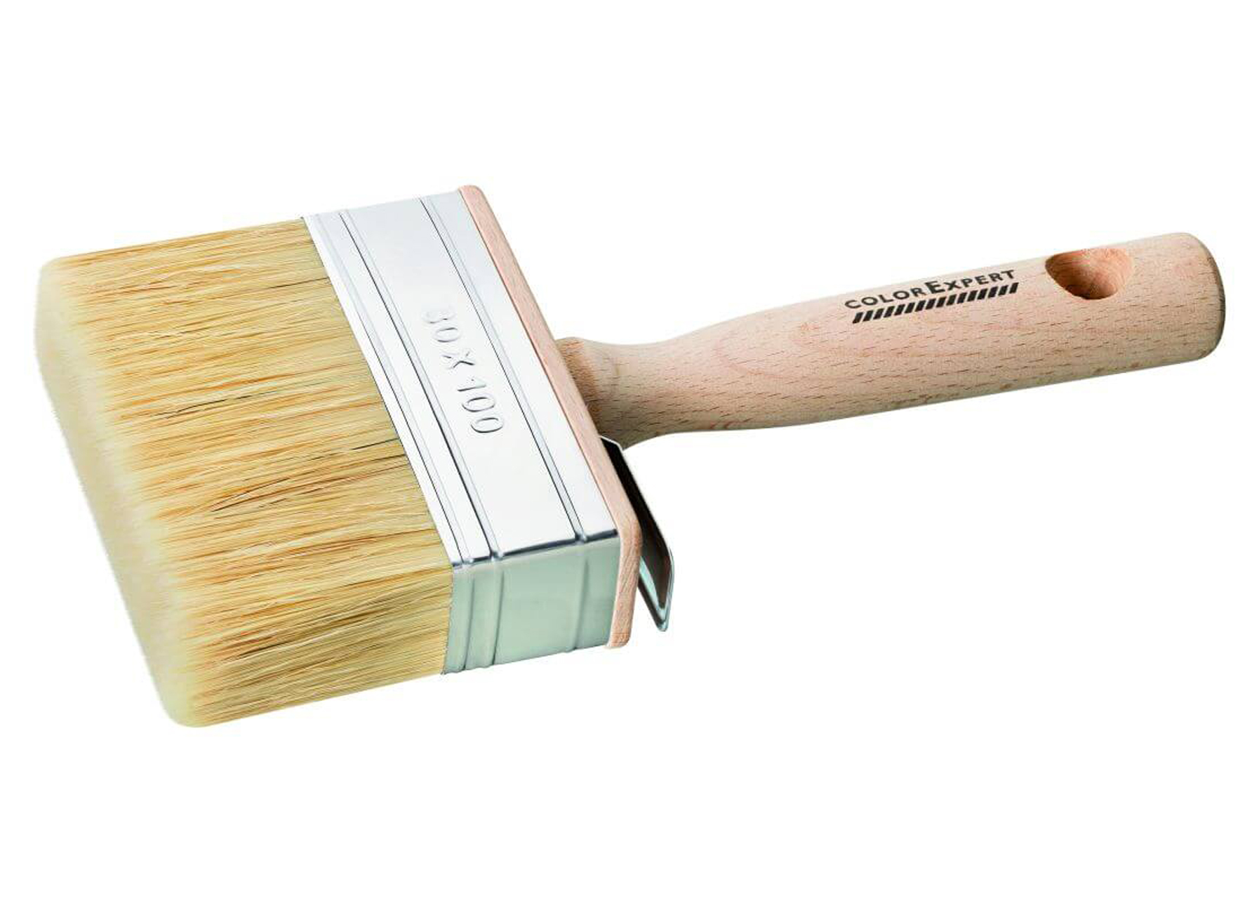 PINCEAU BROSSE RECTANGULAIRE PEINTURE MURALE 3X10 MIX PLASTIQUE POIGNEE EN BOIS FSC