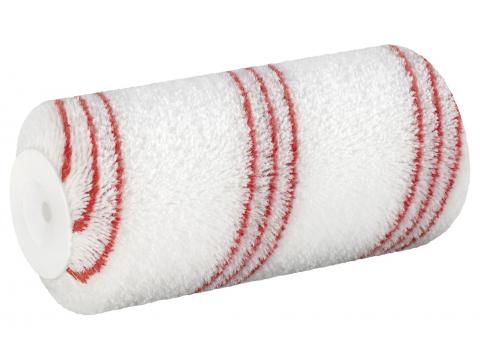 ROULEAU DE RECHANGE WALLSTAR 18CM Ø54 POLYAMIDE BLANC/ROUGE 18MM RUGUEUX