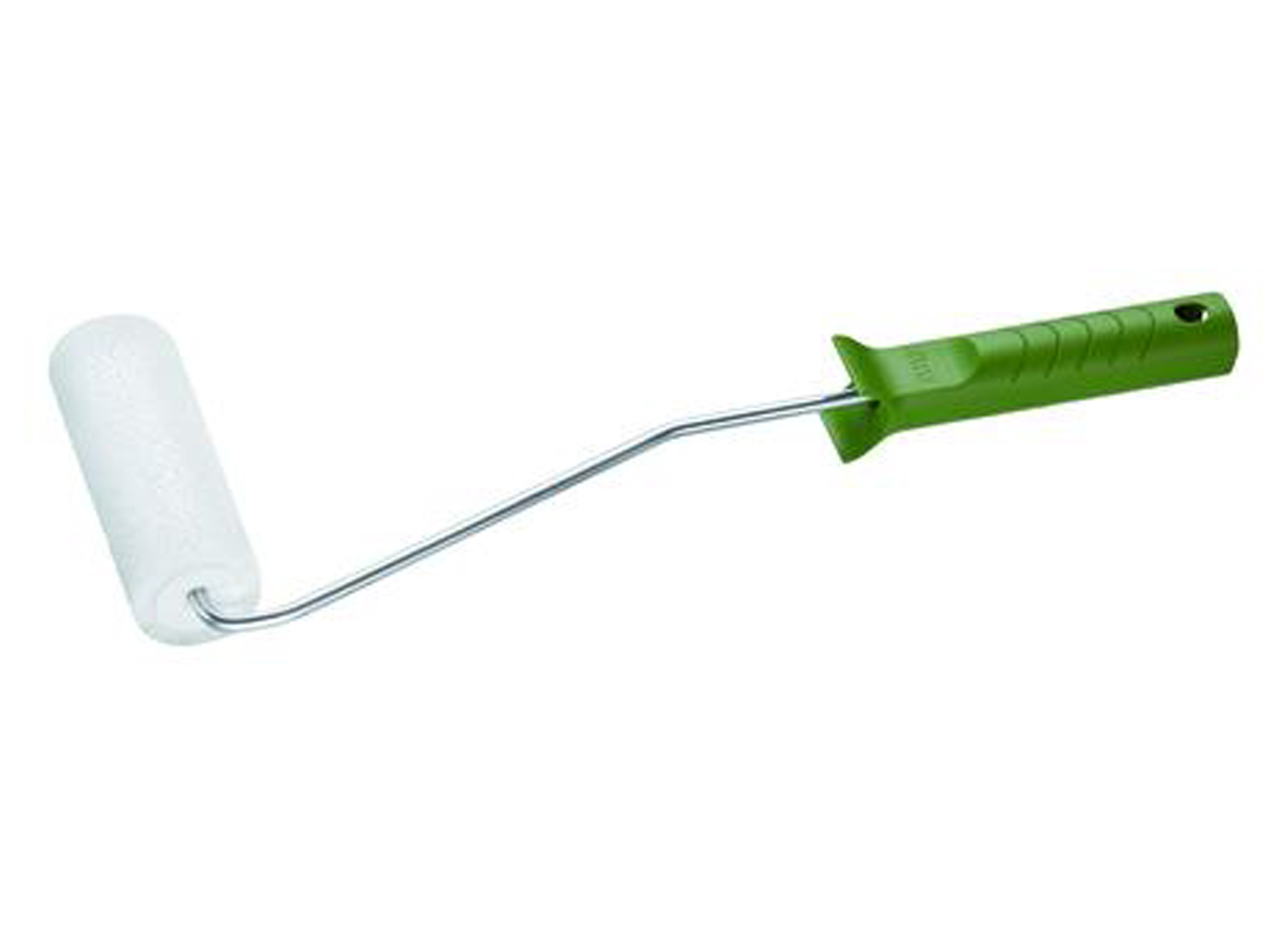 BEITSROLLER 12CM Ø30 MICROVEZEL WIT 8MM RUW + BEUGEL Ø6MM