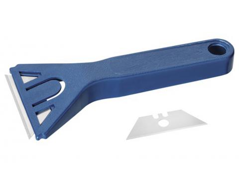 GLASKRABBER PLASTIEK 60MM MET 3 MESSEN