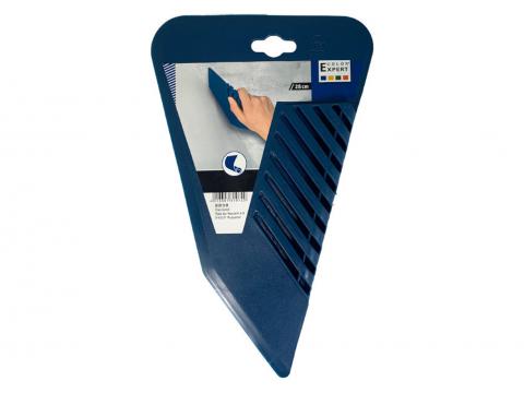 SPATULE POUR PAPIERS PEINTS EN PLASTIQUE BLEU 28CM