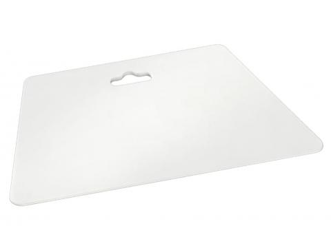 SPATULE POUR PAPIERS PEINTS 23CM TRAPEZOIDAL BLANC