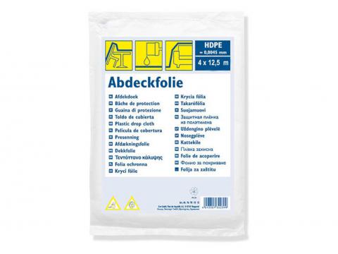 FILM DE PROTECTION HDPE STD 50M² (4X12,5M) TRANSPARENT