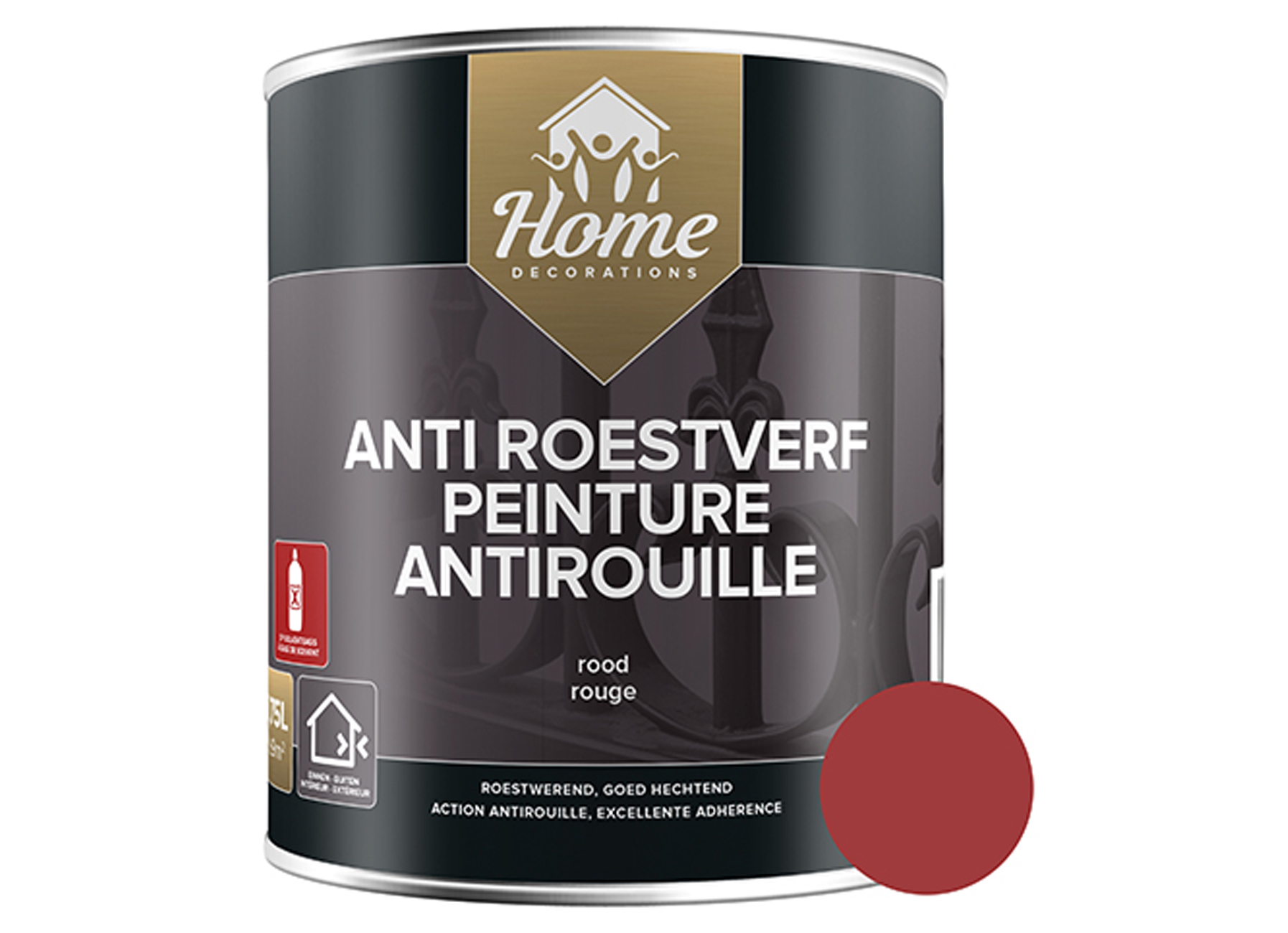 HOME DECORATIONS PEINTURE ANTIROUILLE BRILLANT