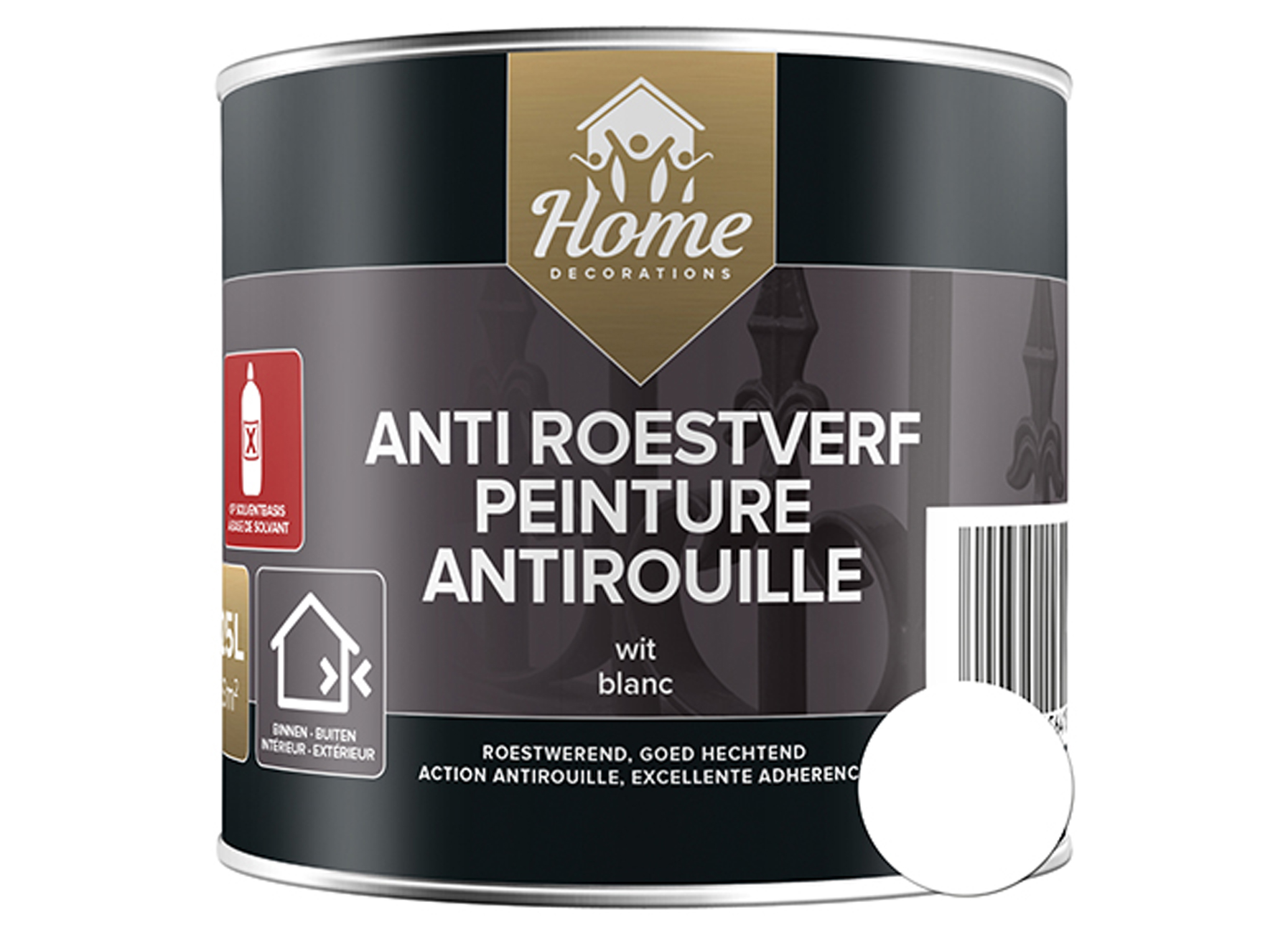 HOOGGLANS ANTI ROESTVERF WIT 9010 250ML