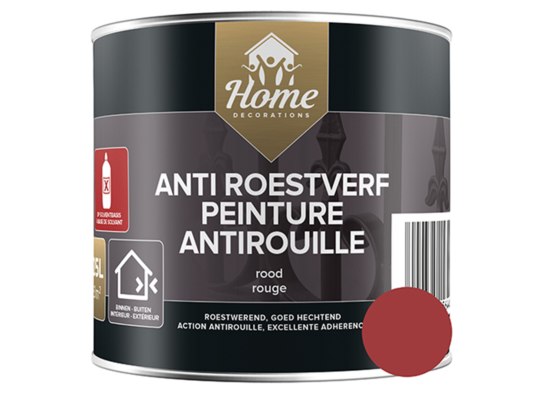 HOME DECORATIONS PEINTURE ANTIROUILLE BRILLANT