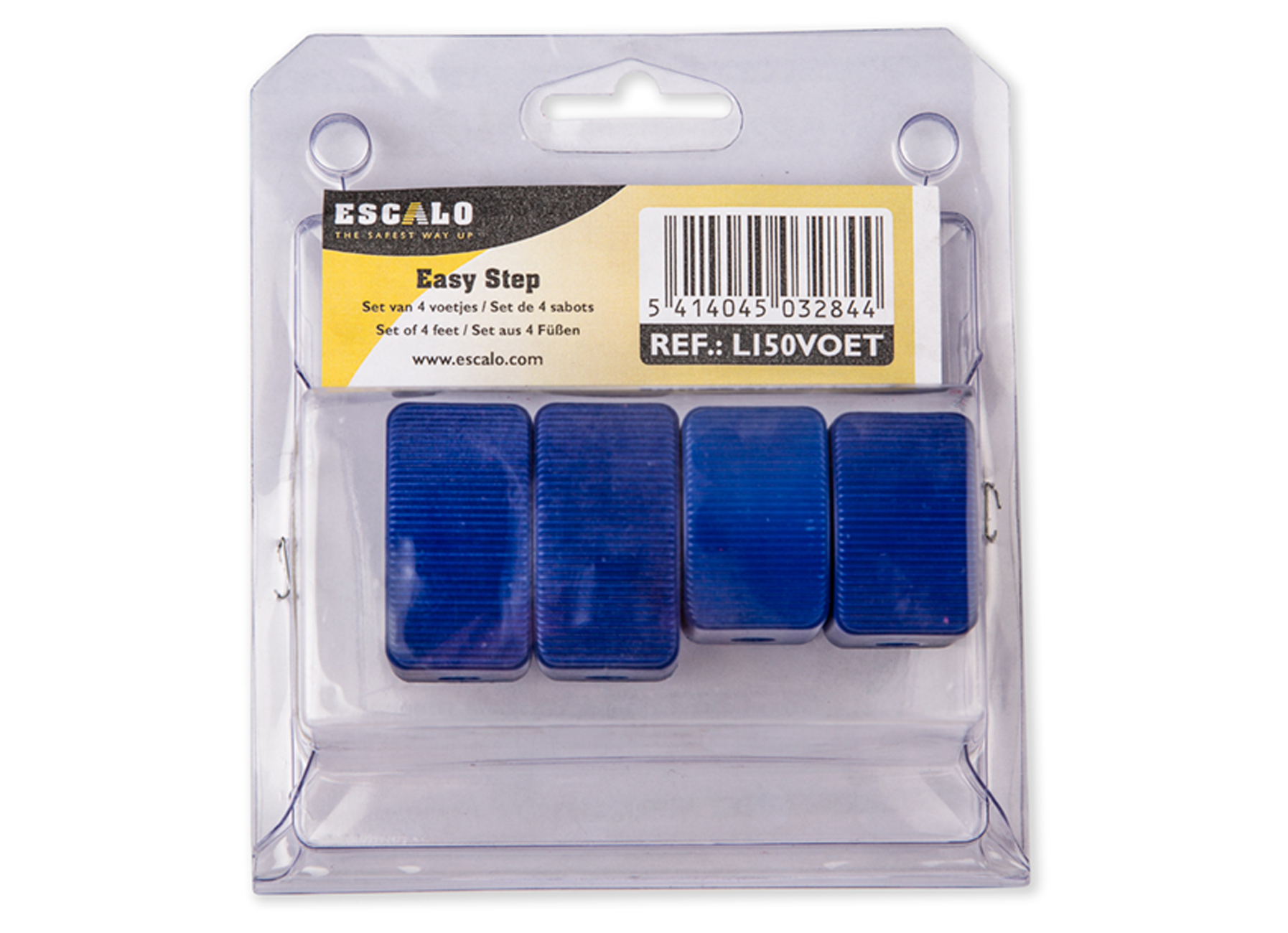 4 OVERSCHUIFVOETJES TRAPLADDER ALU EASY STEP 40X20MM/33x20mm