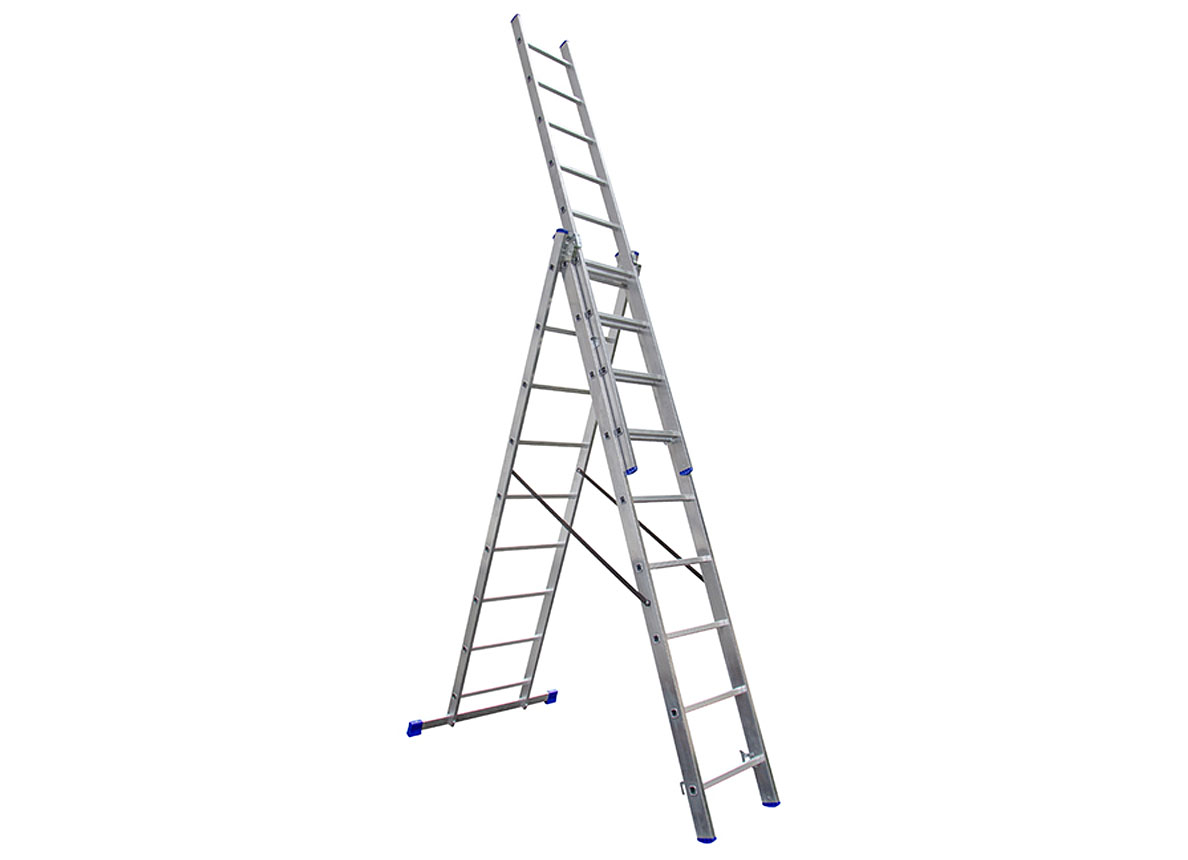 LADDER ALU STABILO II 3X9 + STABILISATOR