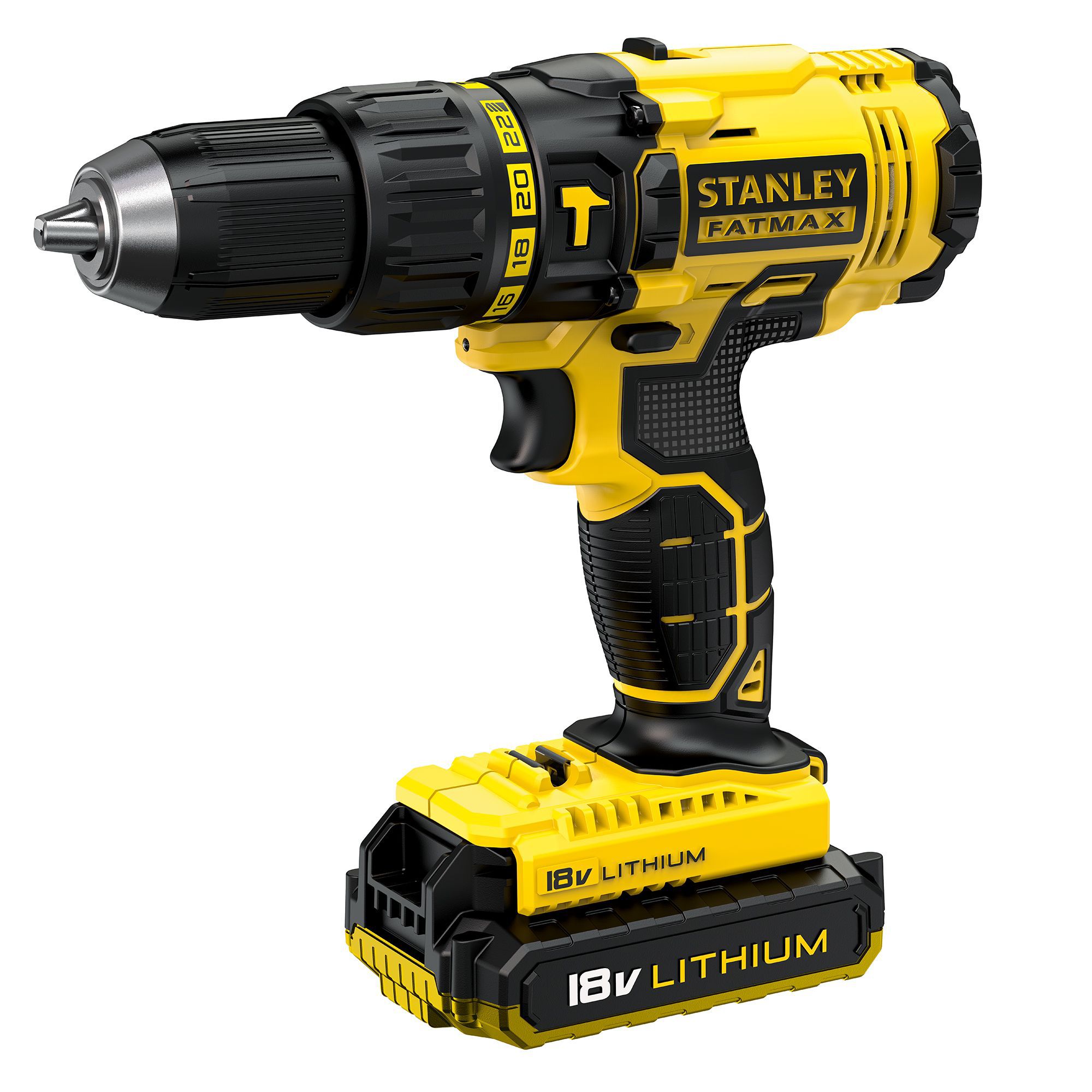 STANLEY KIT 18V KLOPBOORMACHINE + DECOUPEERZAAG FMCK473D2BC-QW