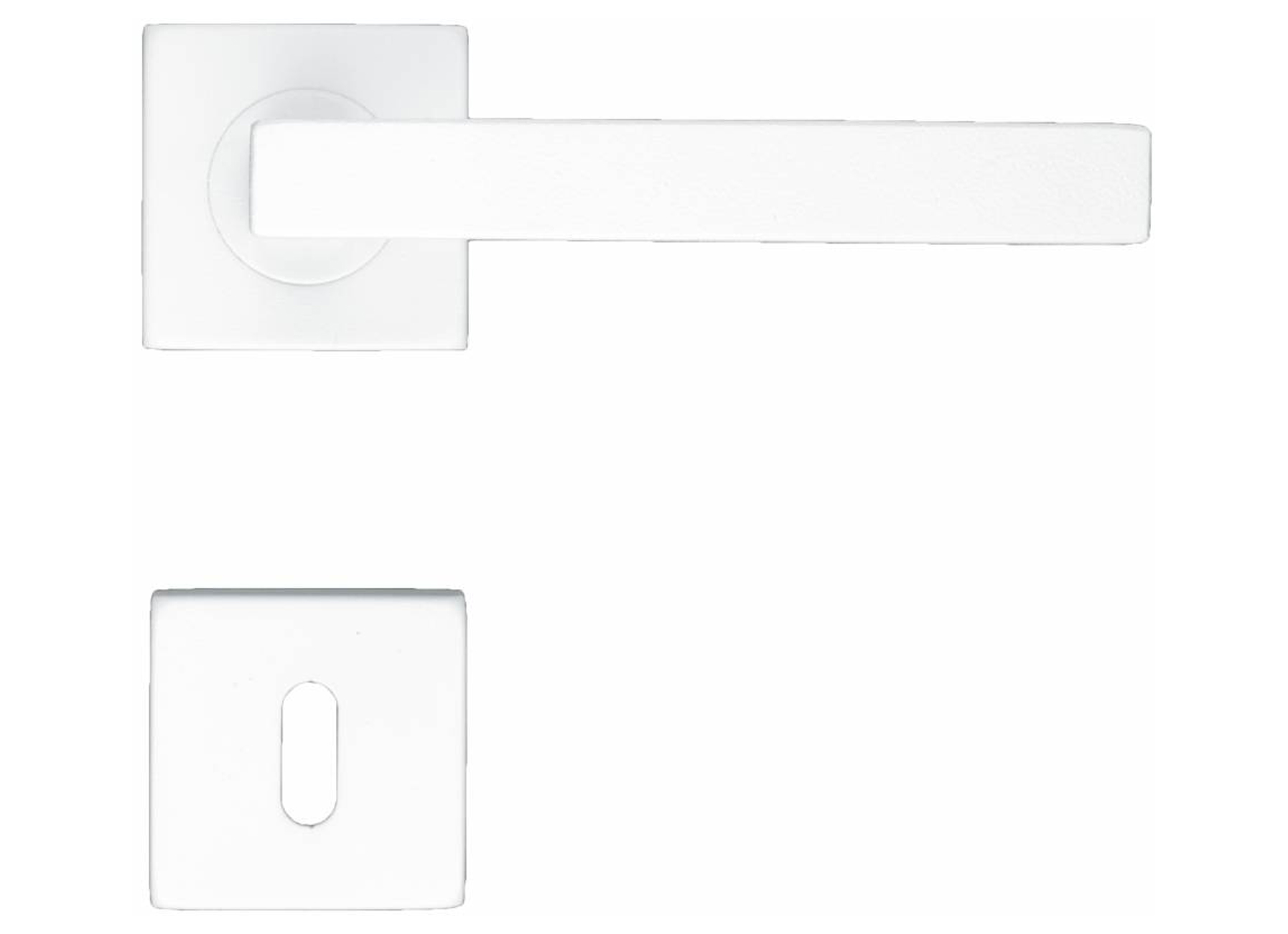 BEQUILLE MAT BLANC RECTANGULAIR JARNA 16MM