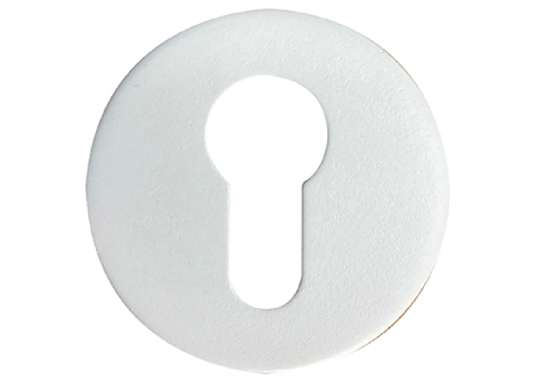 CILINDER PLAAT ROND WIT 