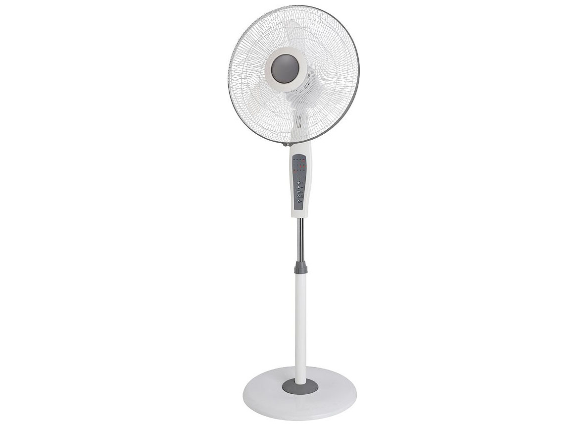 VENTILATOR OP STATIEF 40CM 3 SNELHEDEN + REMOTE