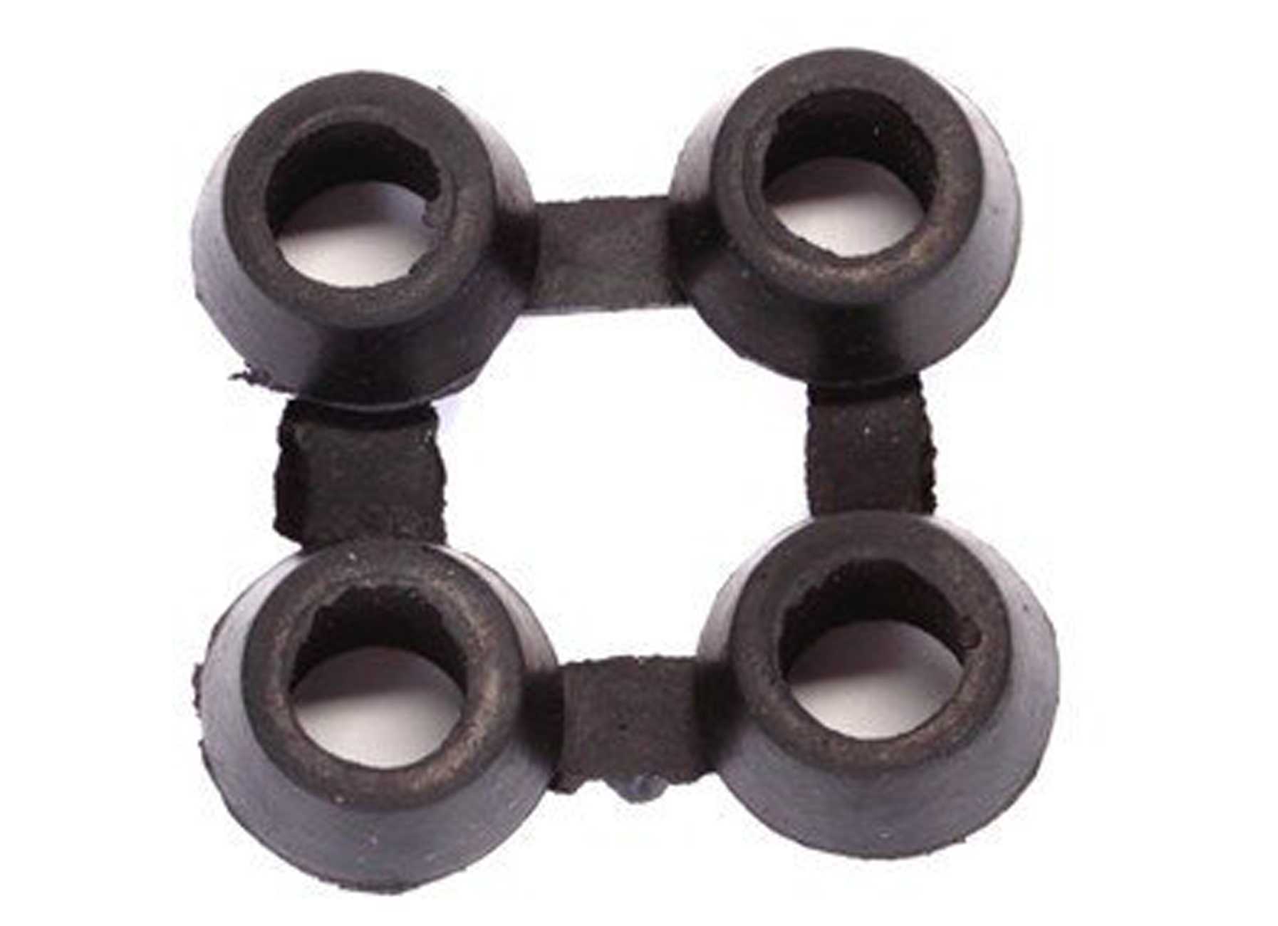 VERBINDINGSTUK VOOR RUBBER MAT MET OPEN RINGEN (10ST)