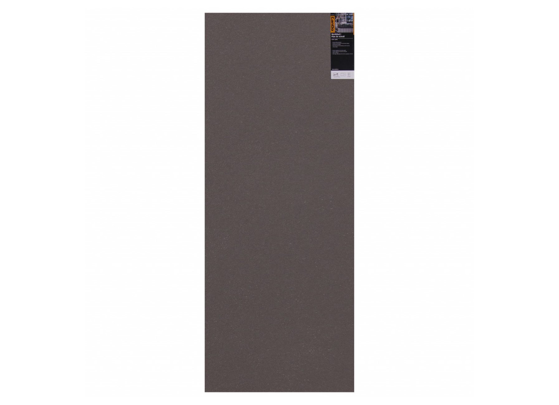 CANDO WERKBLAD 29MM 182X60CM ANTRACIET
