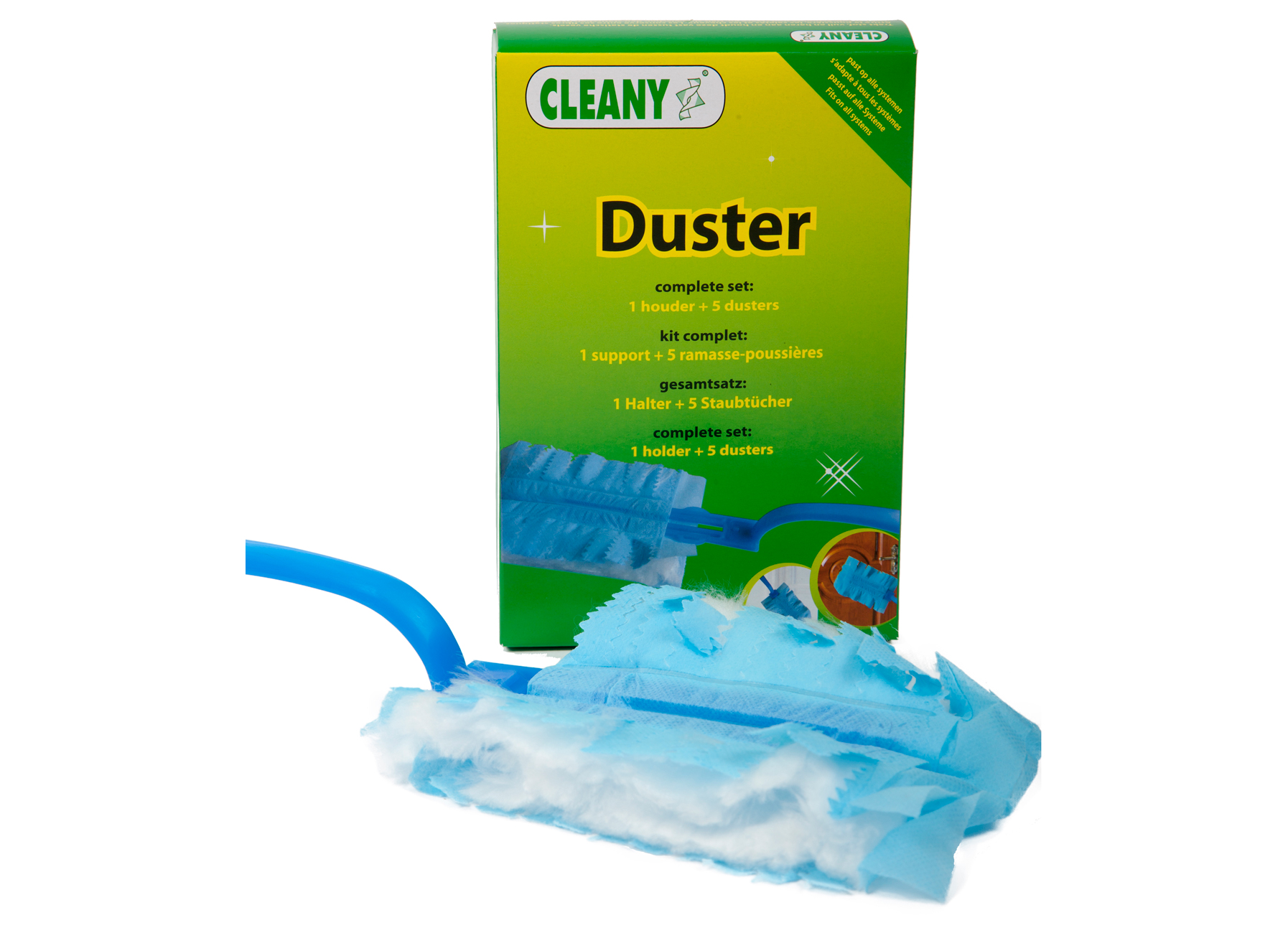 CLEANY PLUMEAU DUSTER KIT + 5 RAMASSES