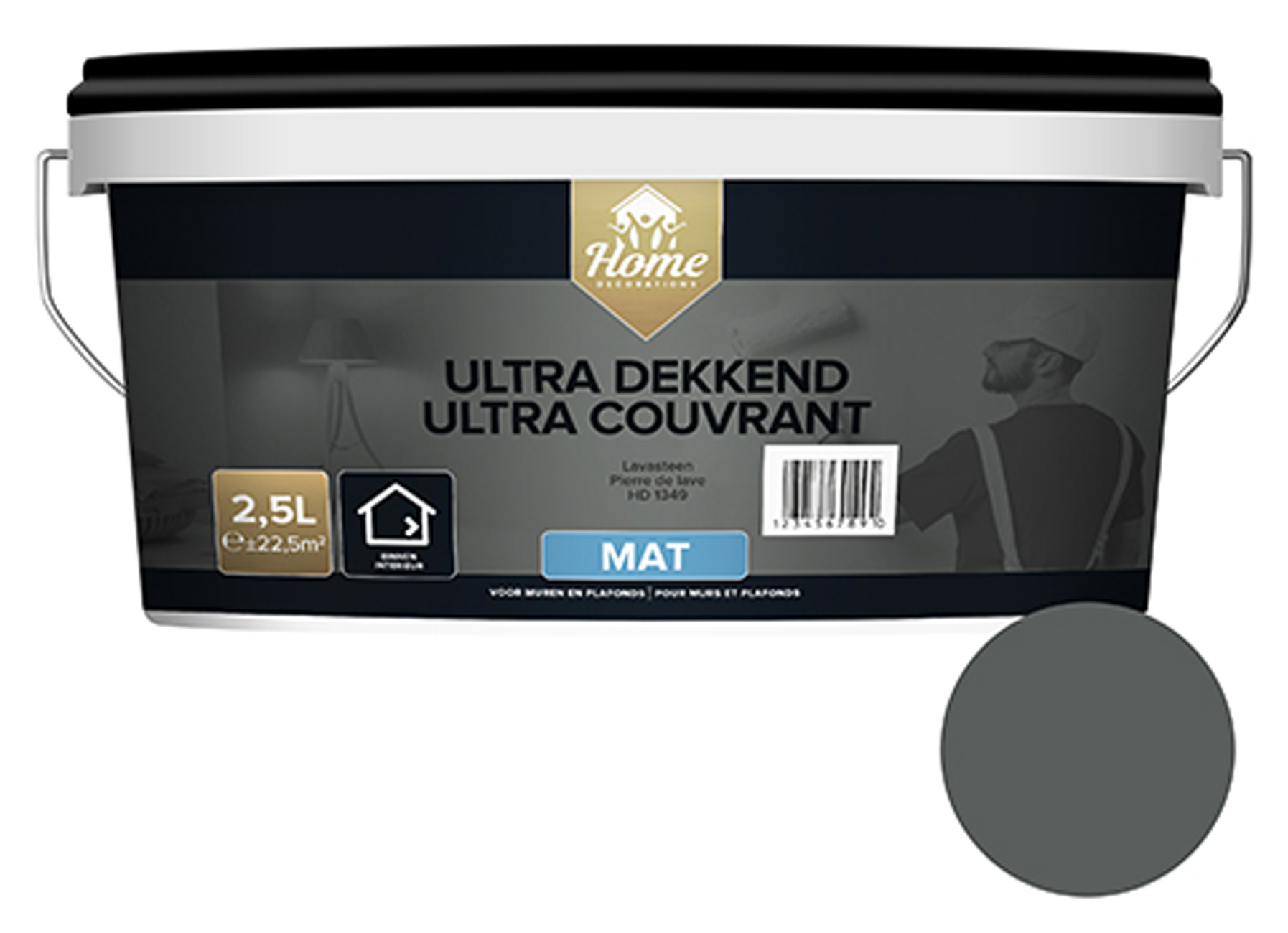 HOMEDECOR ULTRA DEKKEND MAT LAVASTEEN 2.5L