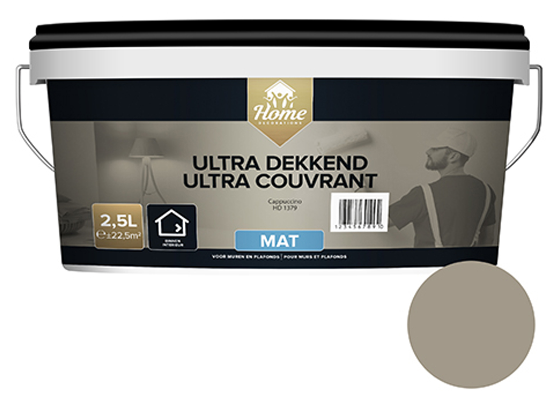 HOMEDECOR ULTRA DEKKEND MAT CAPPUCCINO 2.5L