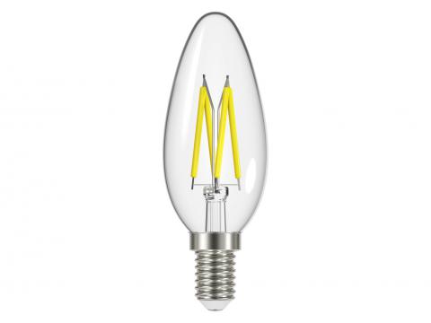 LAMP LED VLAM FILAMENT E14 4.5W 450LM DIMBAAR