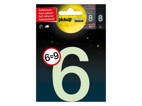 GLOW IN THE DARK NUMERO 6=9 7,5 CM