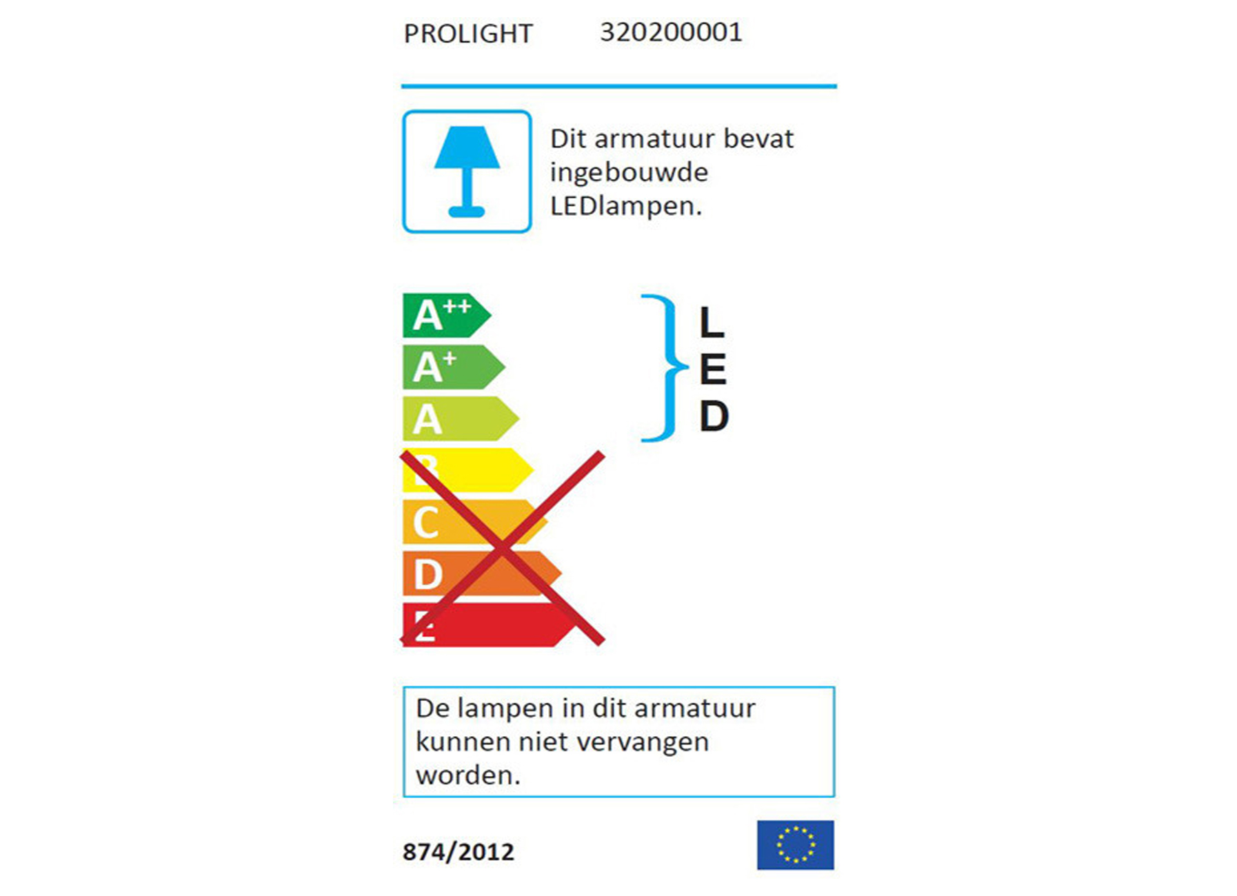 PLAFONDLAMP LED 12W 850LM WIT