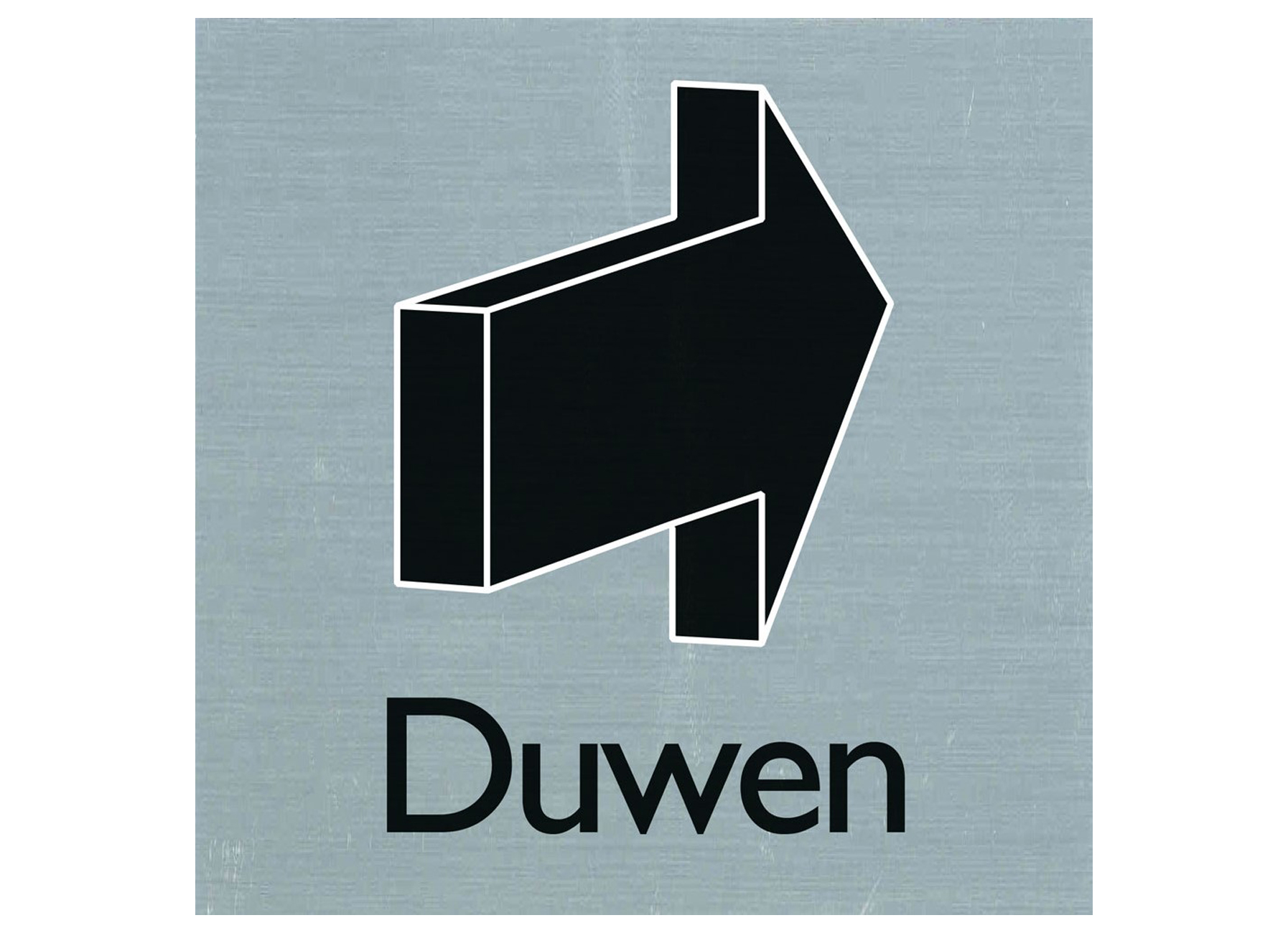 PICTOGRAM ALU 80X80MM DUWEN