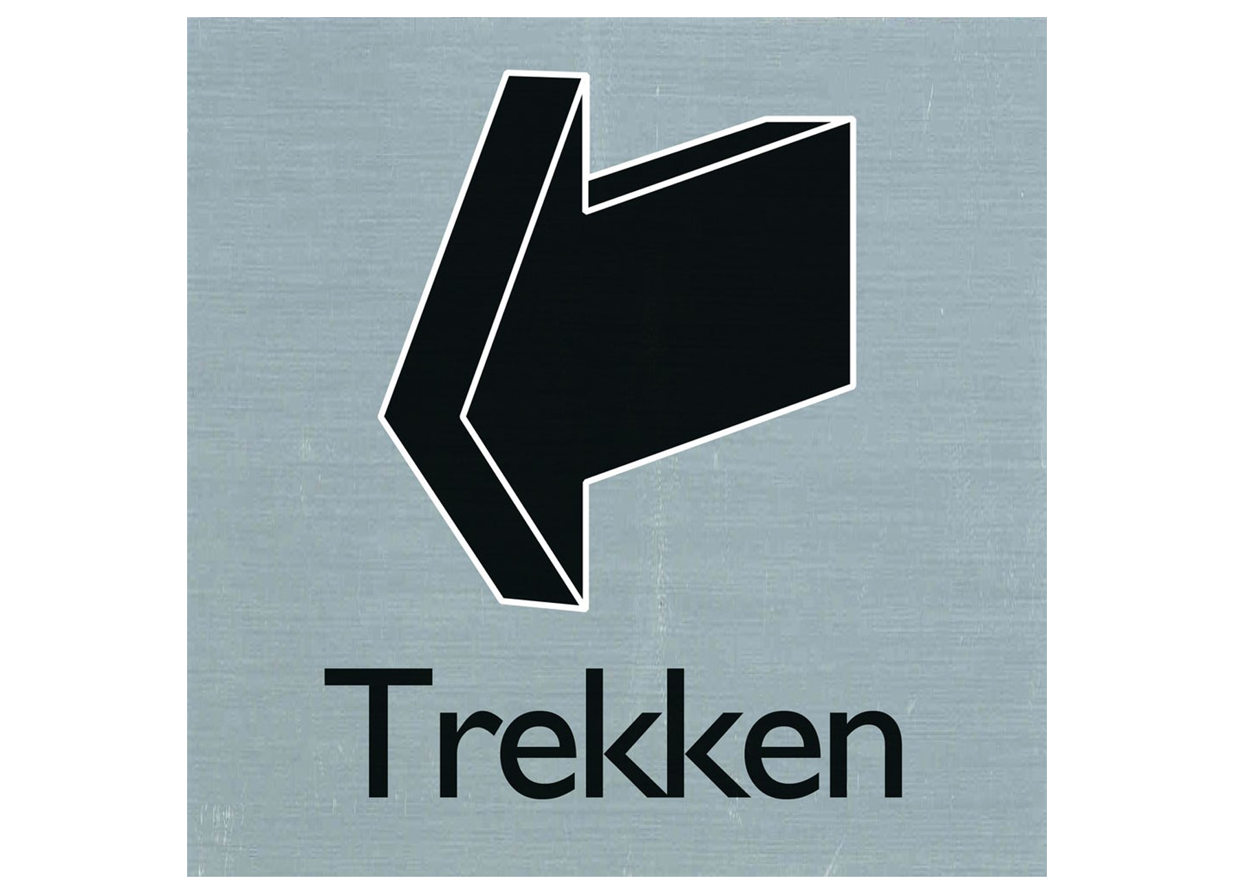 PICTOGRAM ALU 80X80MM TREKKEN