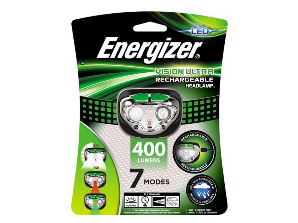 ENERGIZER HOOFDLAMP VISION ULTRA HD RECHARGEABLE