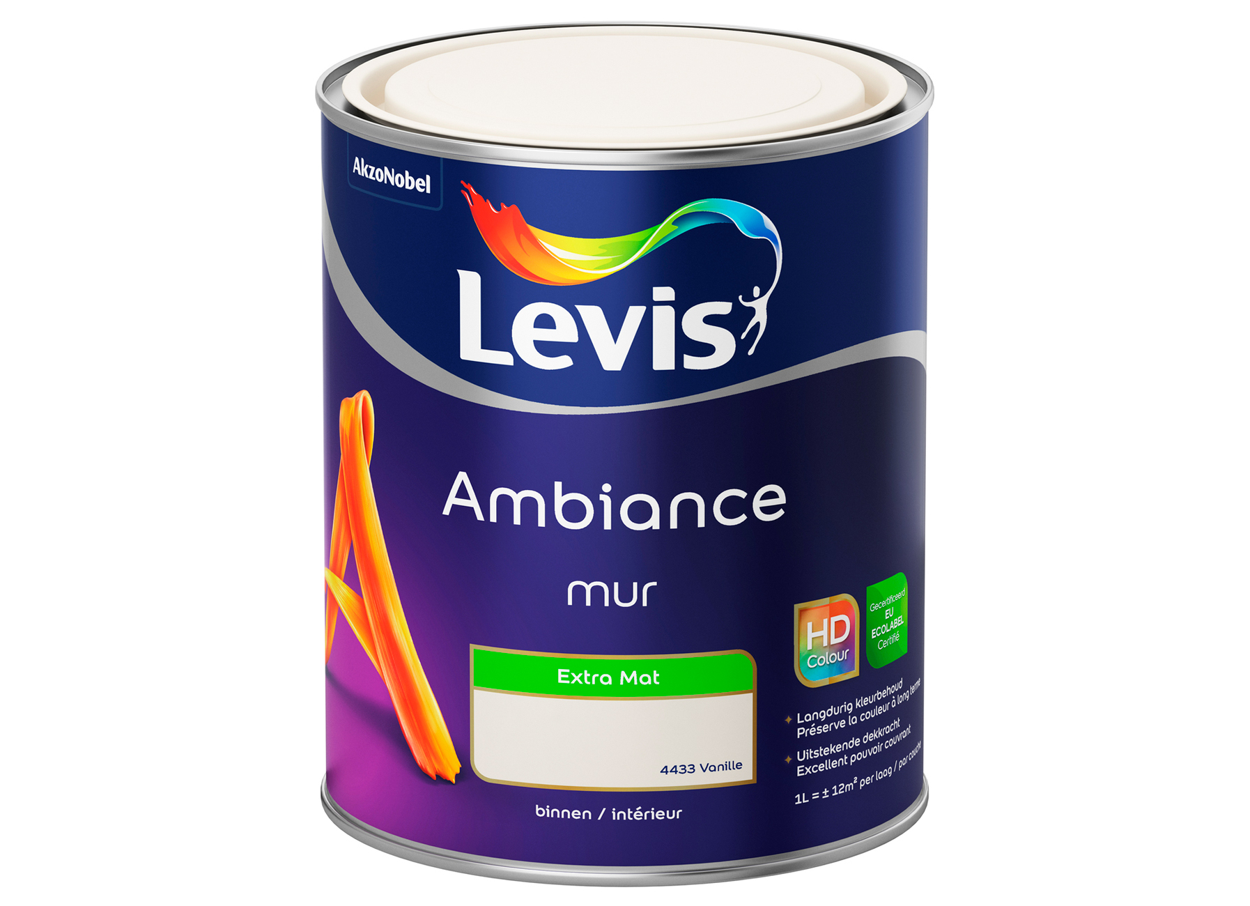 AMBIANCE MUUR EXTRA MAT - VANILLE 4433 1L