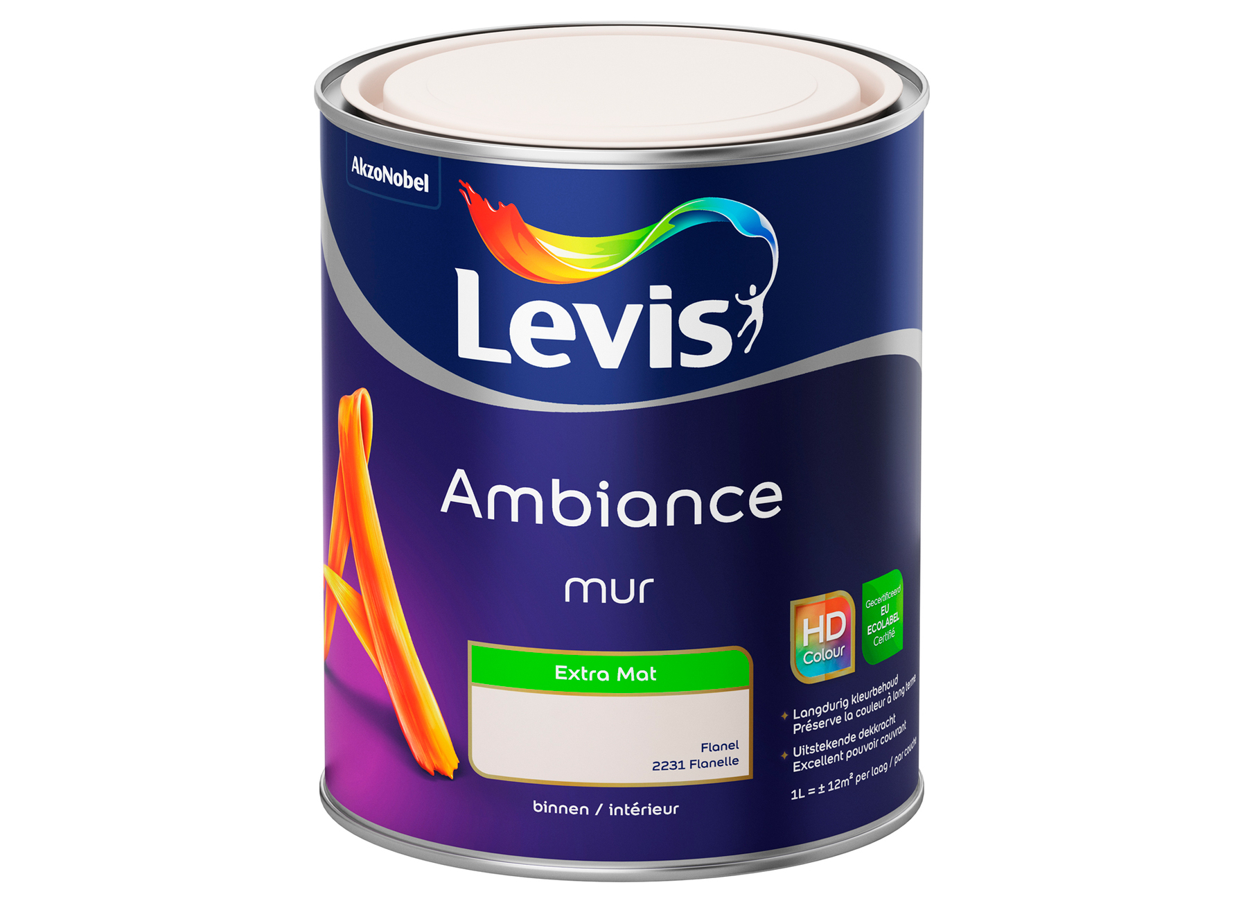 AMBIANCE MUUR EXTRA MAT - FLANEL 2231 1L