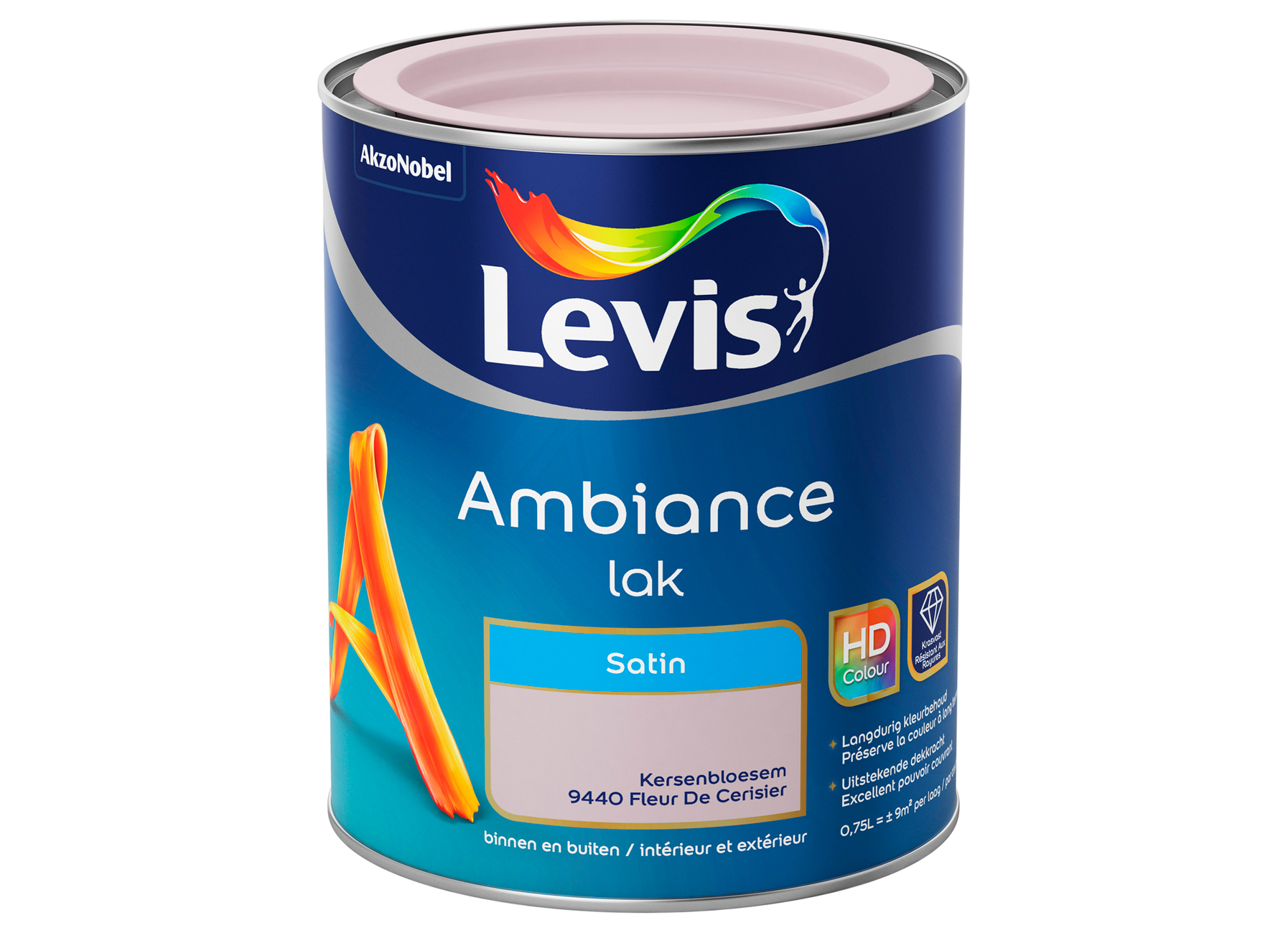 AMBIANCE LAK SATIN - KERSENBLOEM 9440 0,75L