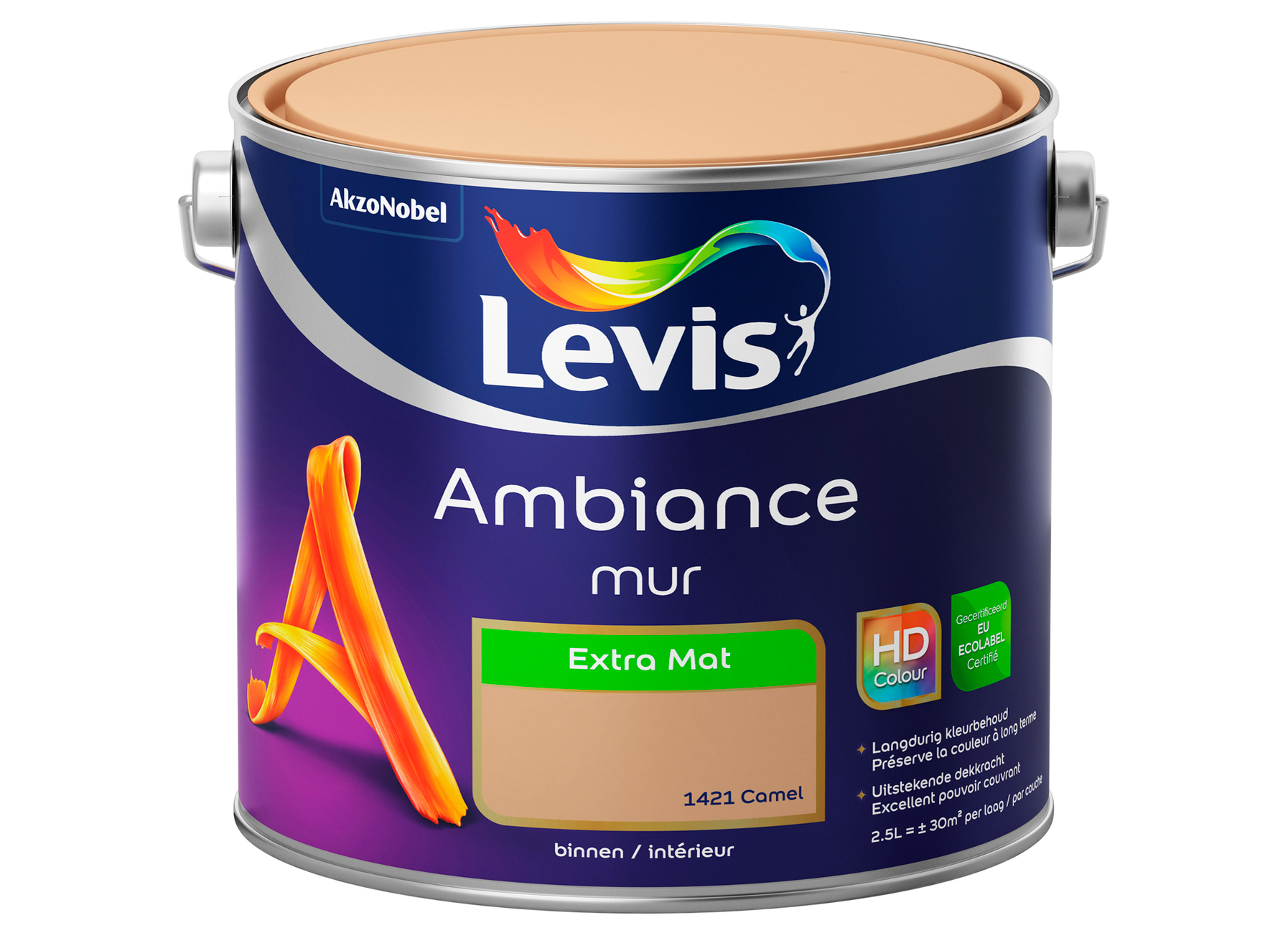 AMBIANCE MUUR EXTRA MAT - CAMEL 1421 2.5L